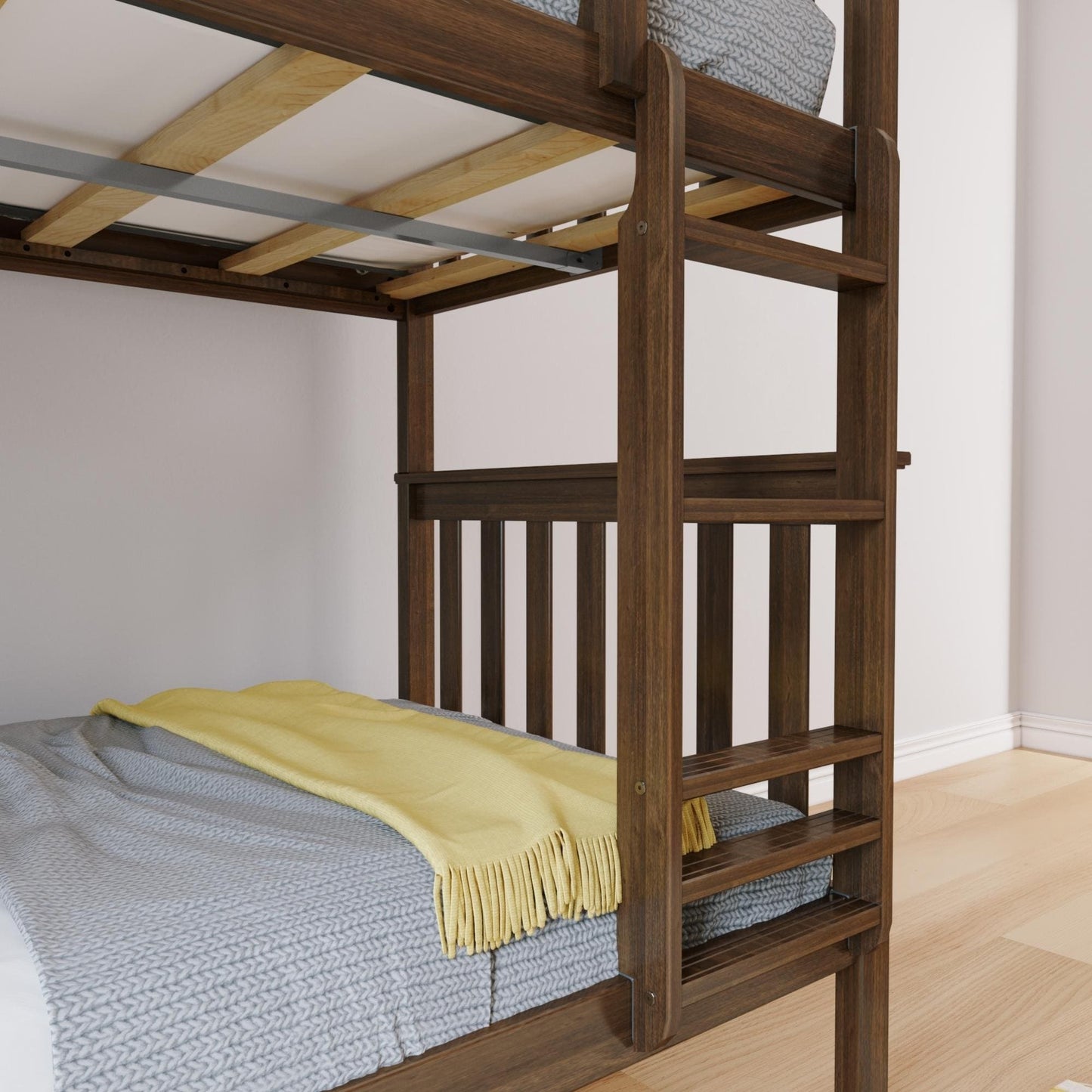 Max and Lily Twin over Twin Solid Wood Bunk Bed