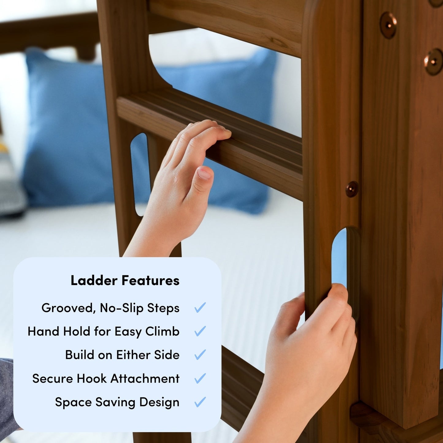 Max and Lily Twin over Twin Solid Wood Bunk Bed