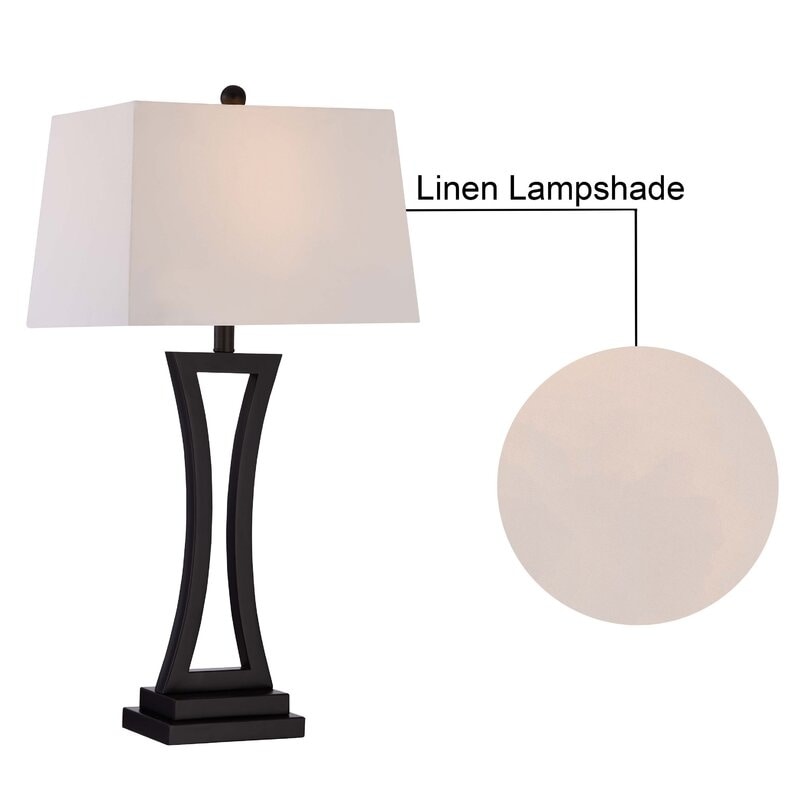 Maxax 30.75 Bedside Table Lamp Set (Set of 2)