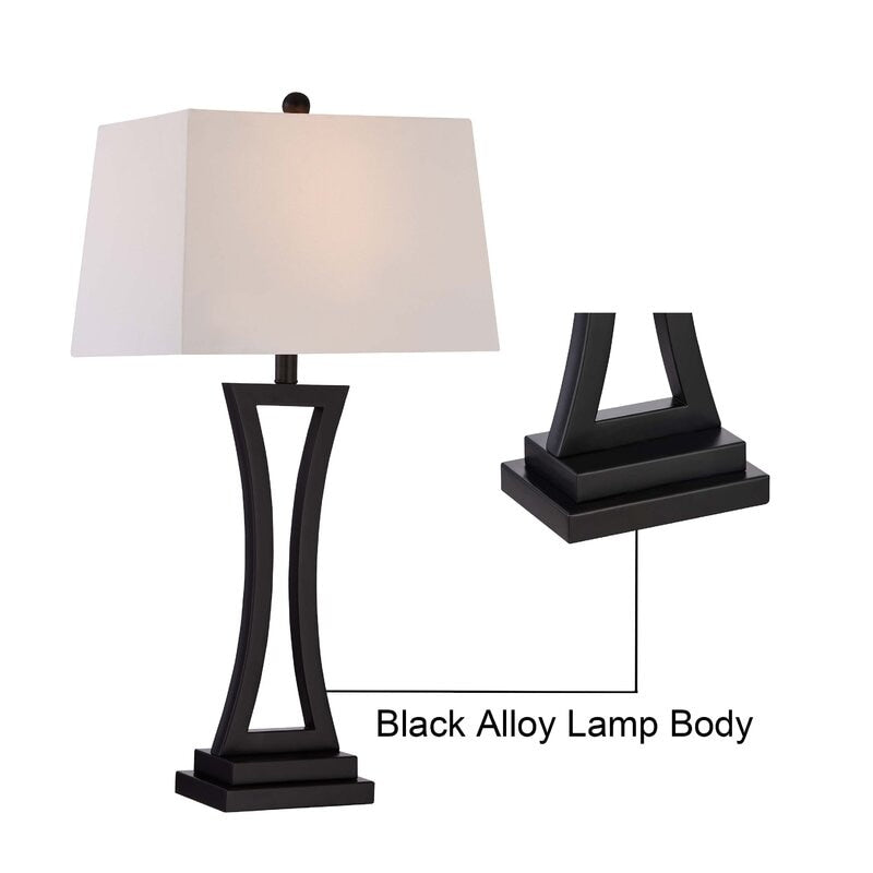 Maxax 30.75 Bedside Table Lamp Set (Set of 2)