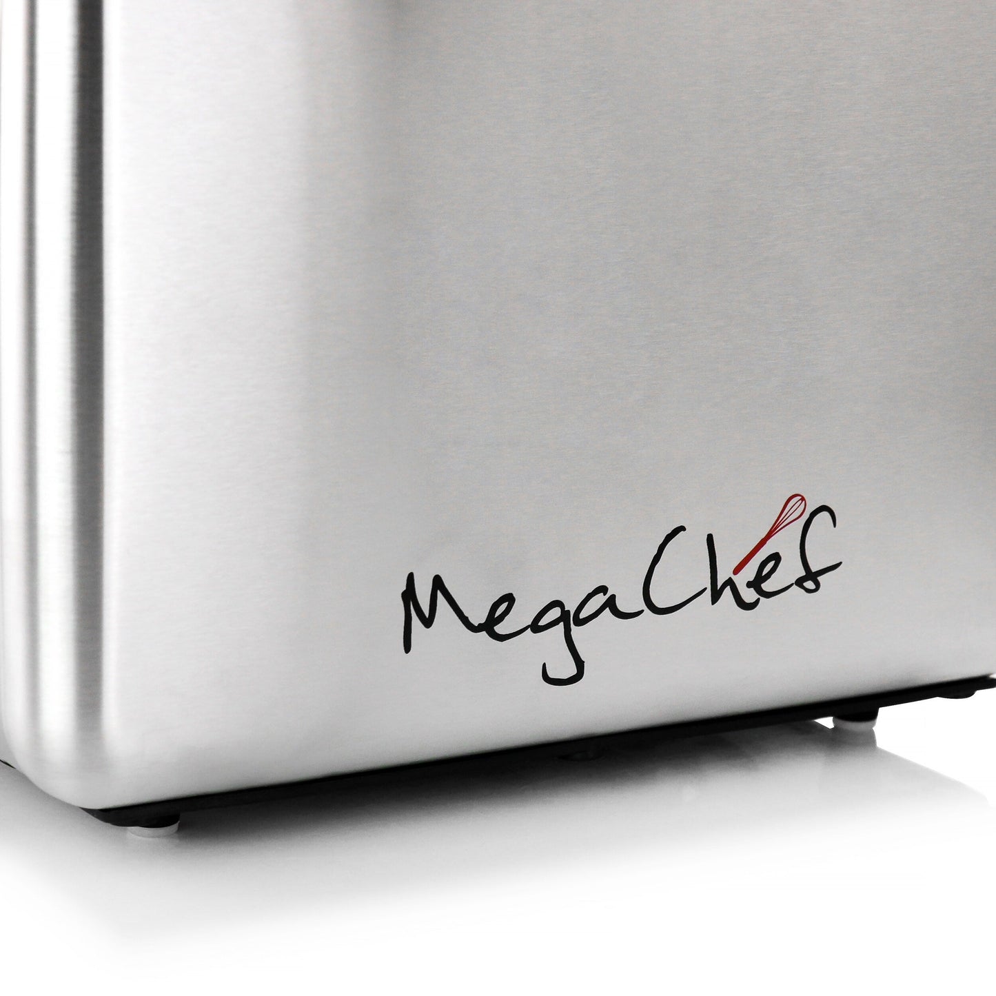 MegaChef 4 Slice Toaster in Stainless Steel Silver