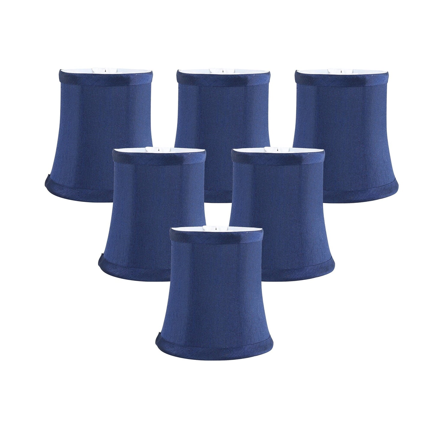 Meriville Chandelier Lamp Shades, 3-inch by 4.5-inch by 4.5-inch, Clip-on