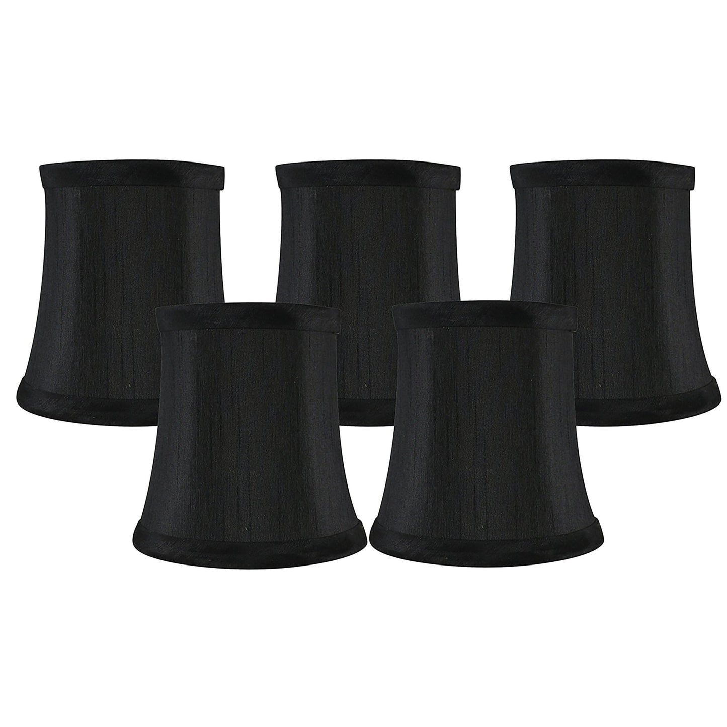 Meriville Chandelier Lamp Shades, 3-inch by 4.5-inch by 4.5-inch, Clip-on