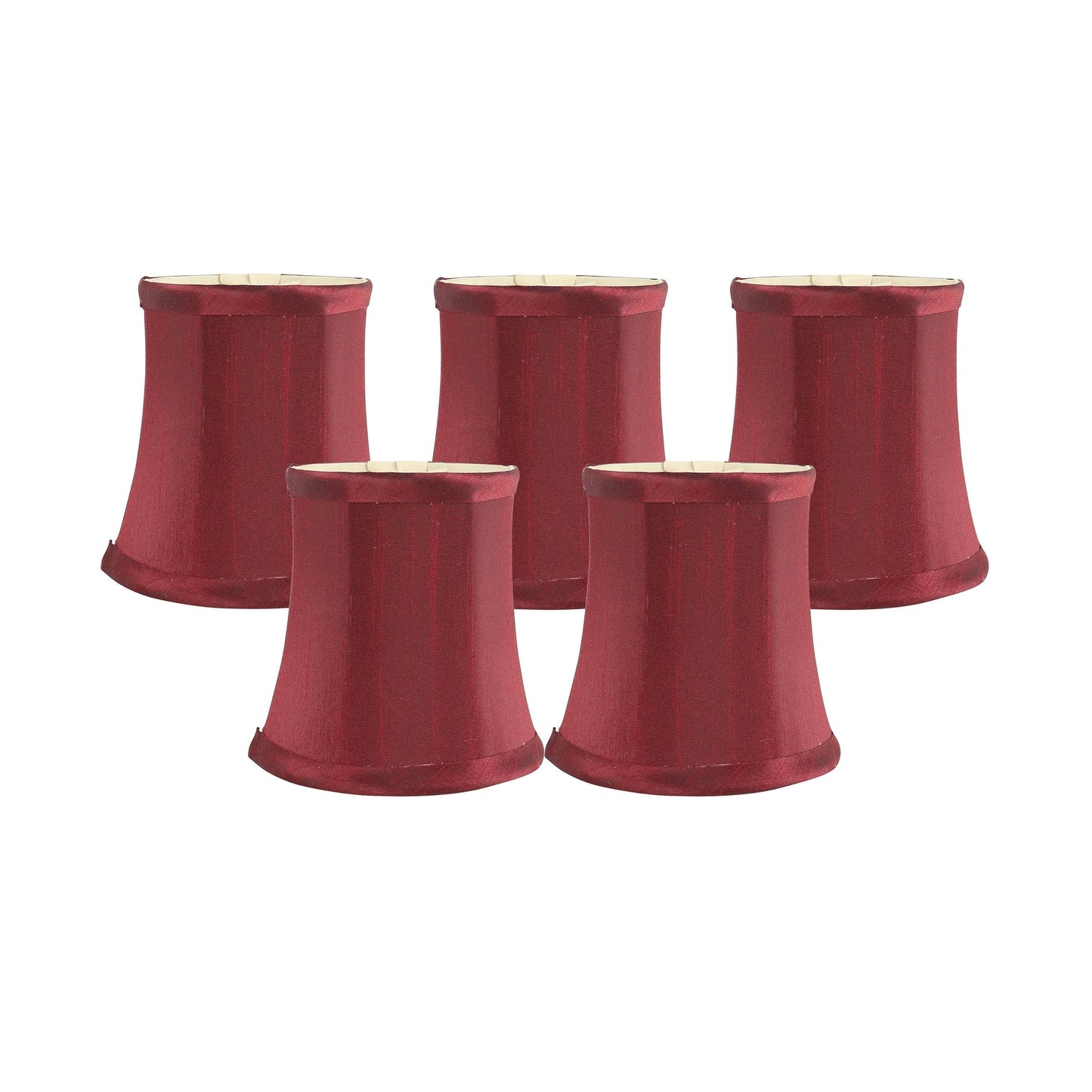 Meriville Chandelier Lamp Shades, 3-inch by 4.5-inch by 4.5-inch, Clip-on