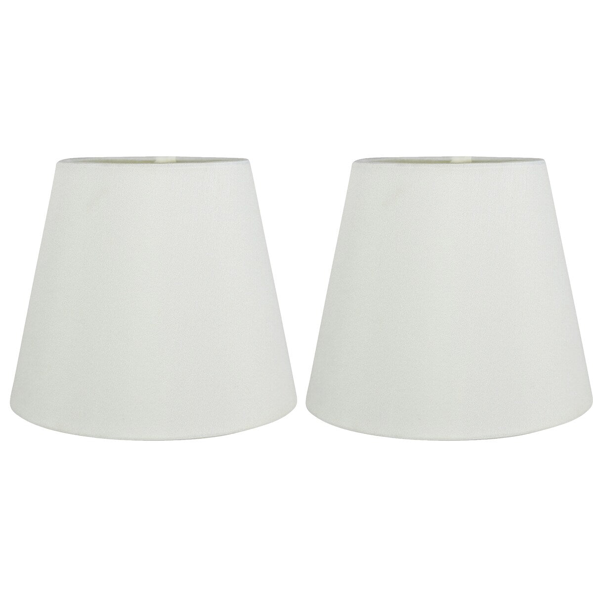Meriville Faux Silk Clip On Chandelier Lamp Shades, 4-inch by 6-inch by 5-inch
