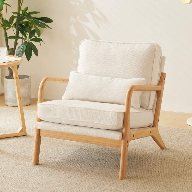 Mid Century Modern Upholstered Accent Chair