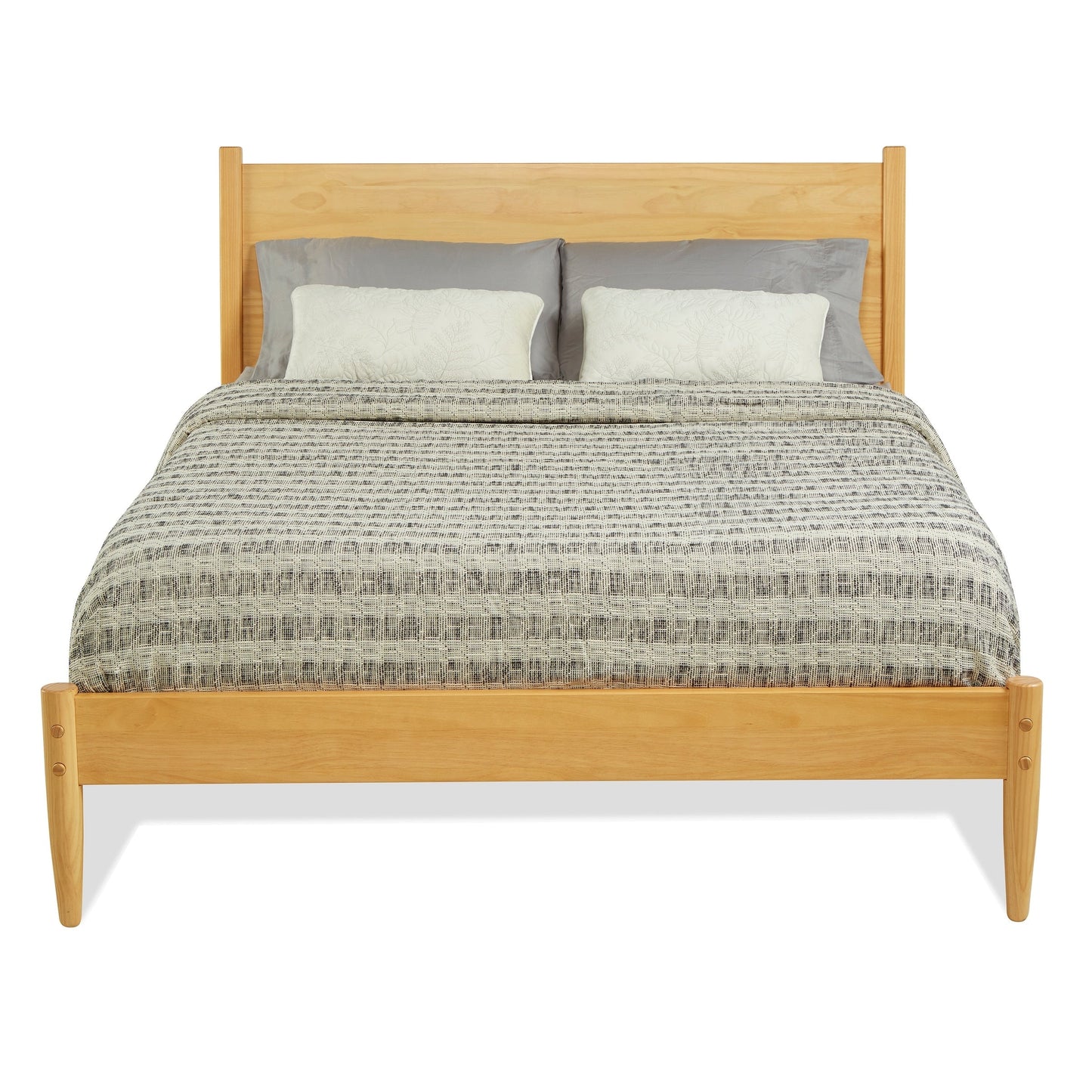 Mid-Century Panel Bed