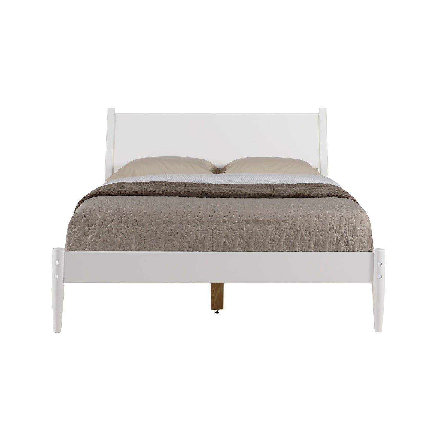 Mid-Century Panel Bed