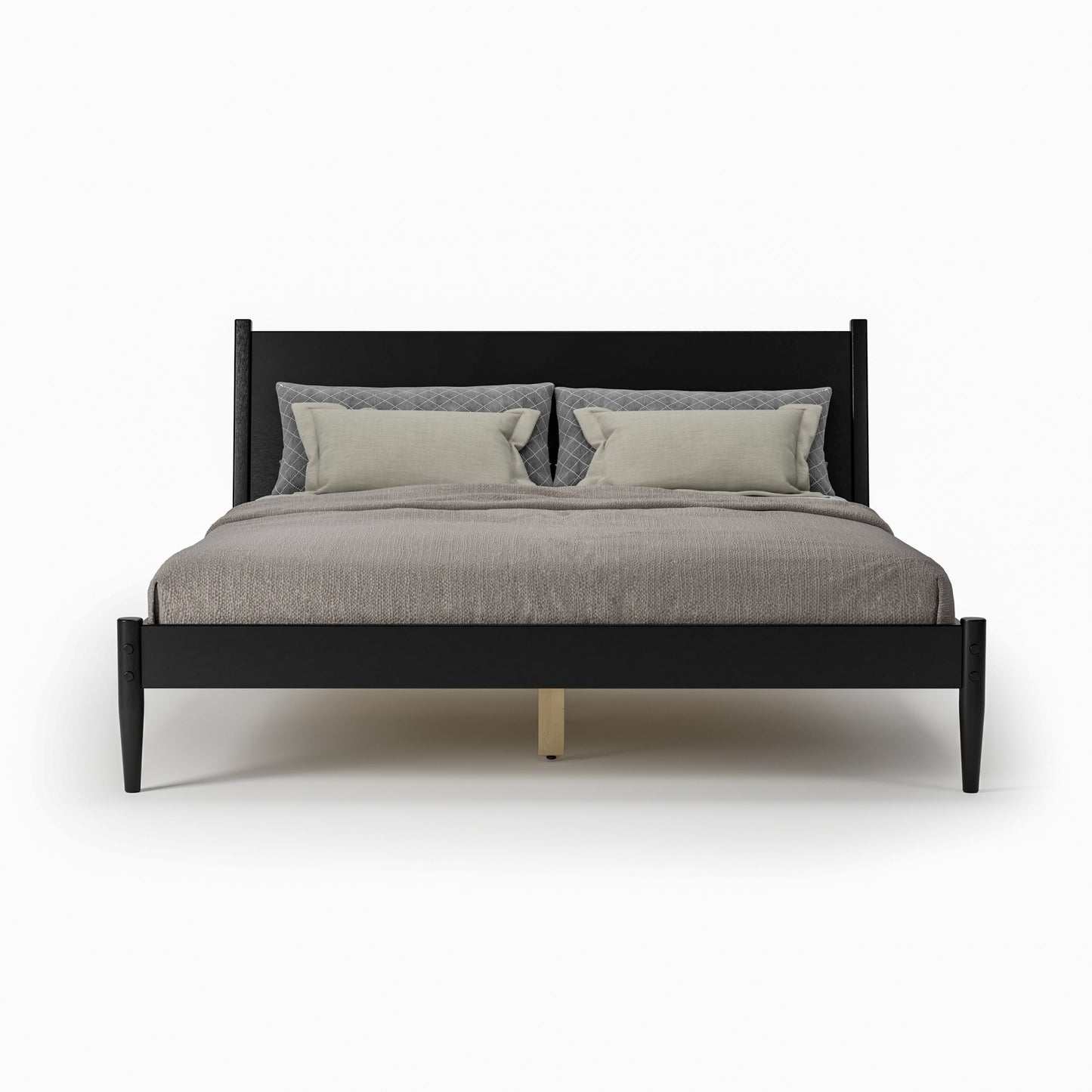 Mid-Century Panel Bed