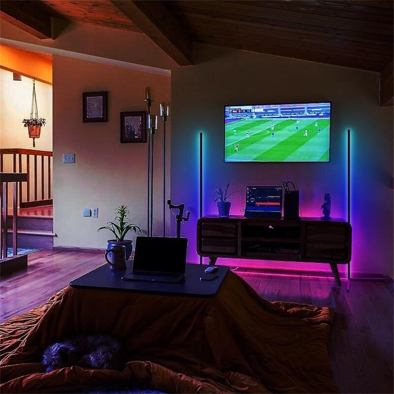 Minimalism RGB Corner Floor Lamp-Set Of 2