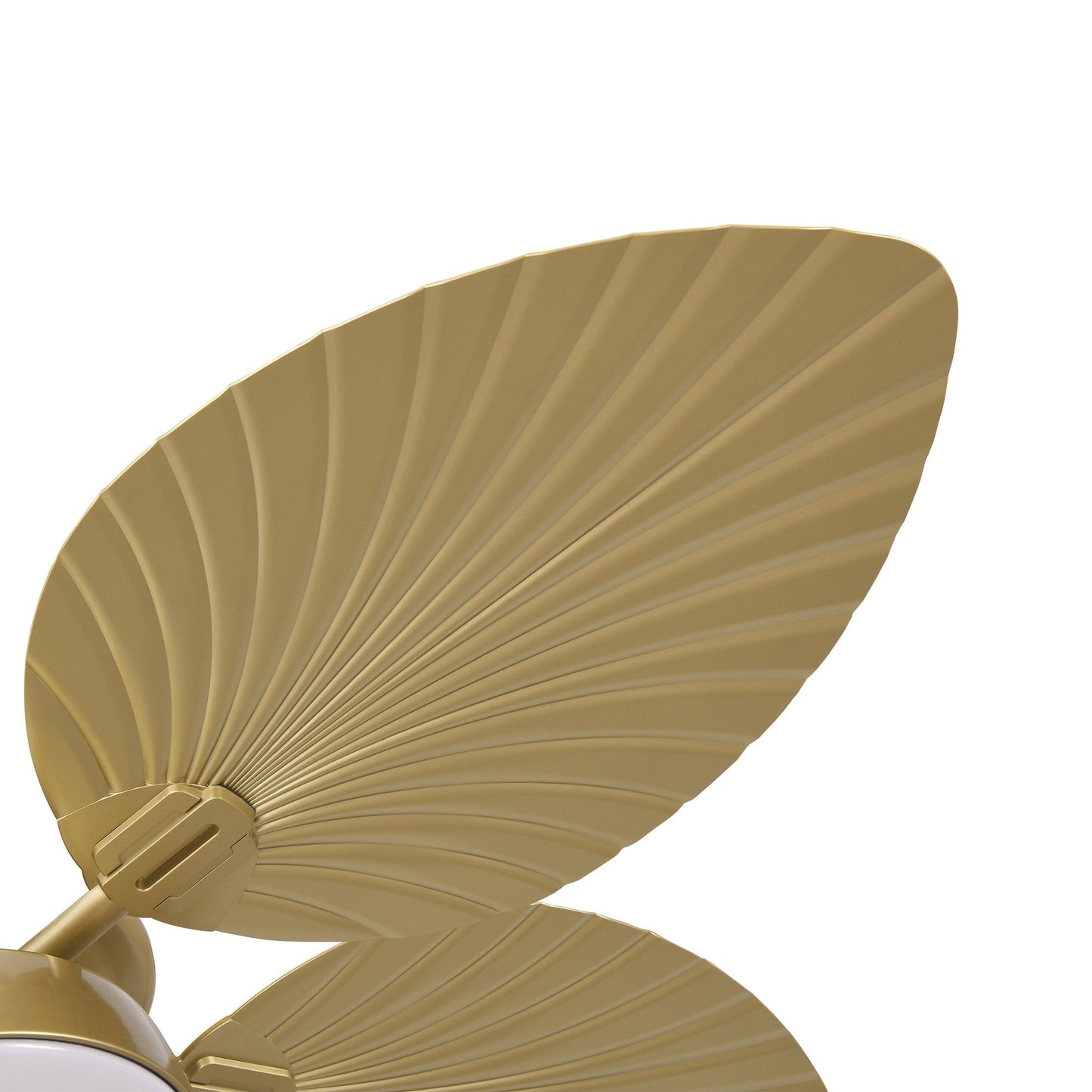 Moasis 52 Palm Leaf Ceiling Fan with Light Tropical Style with Remote