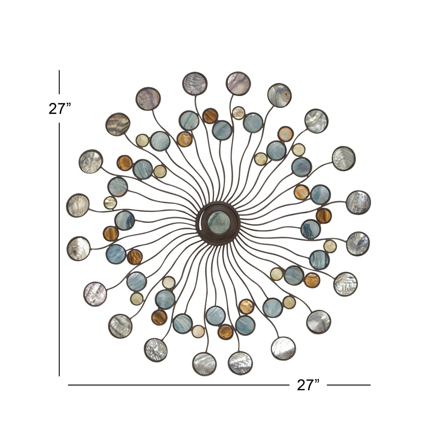Abstract Metal Wall Decor