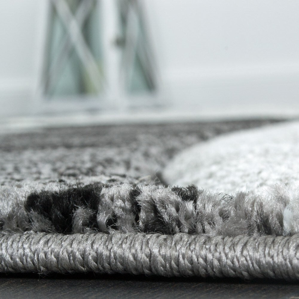 Modern Area Rug for Living Room Abstract Design