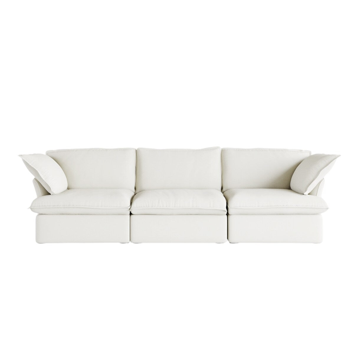 Canapé-lit Cloud moderne et confortable, canapés sectionnels minimalistes garnis de duvet, housses de coussin amovibles