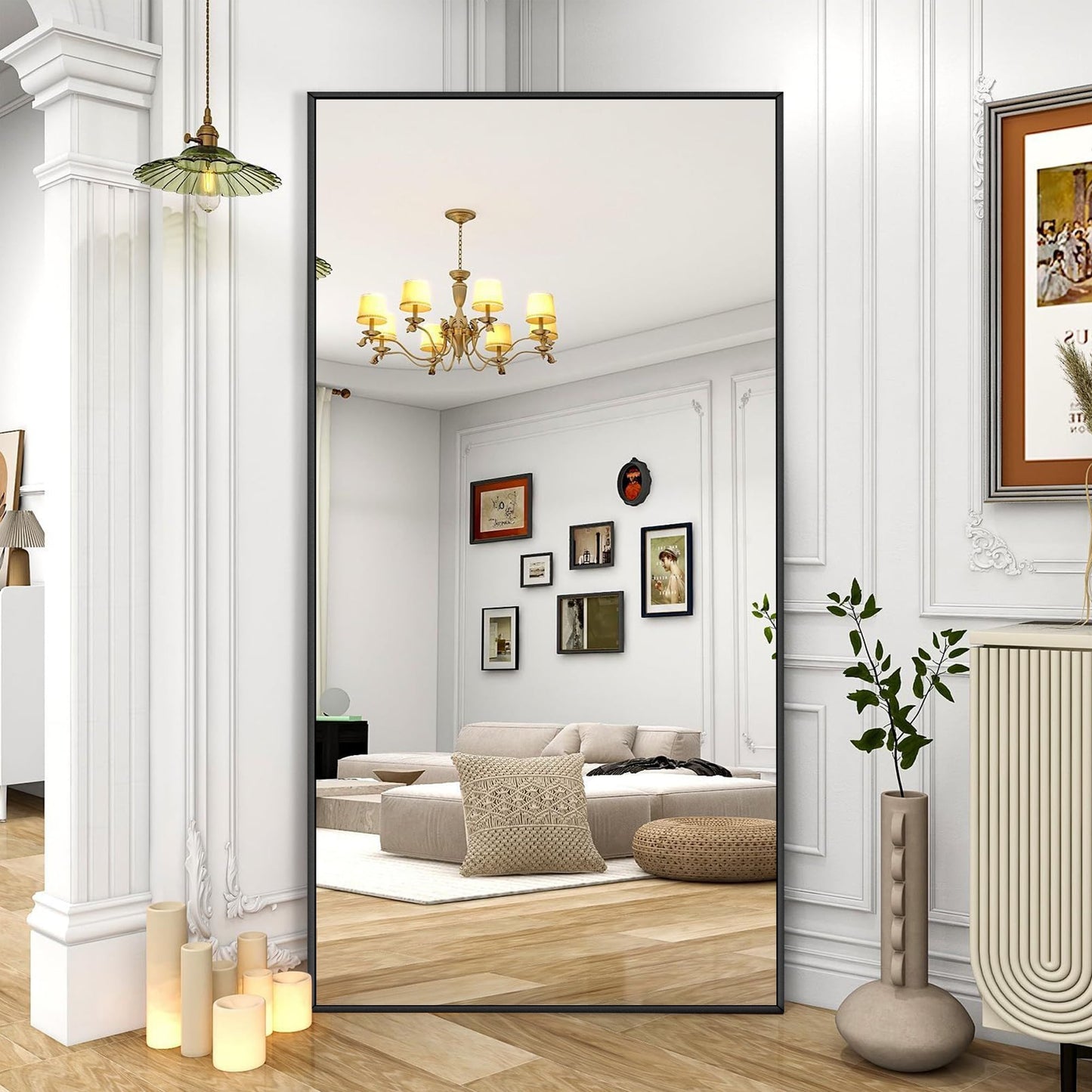 Modern Full Length Floor Mirror Freestanding Mirror