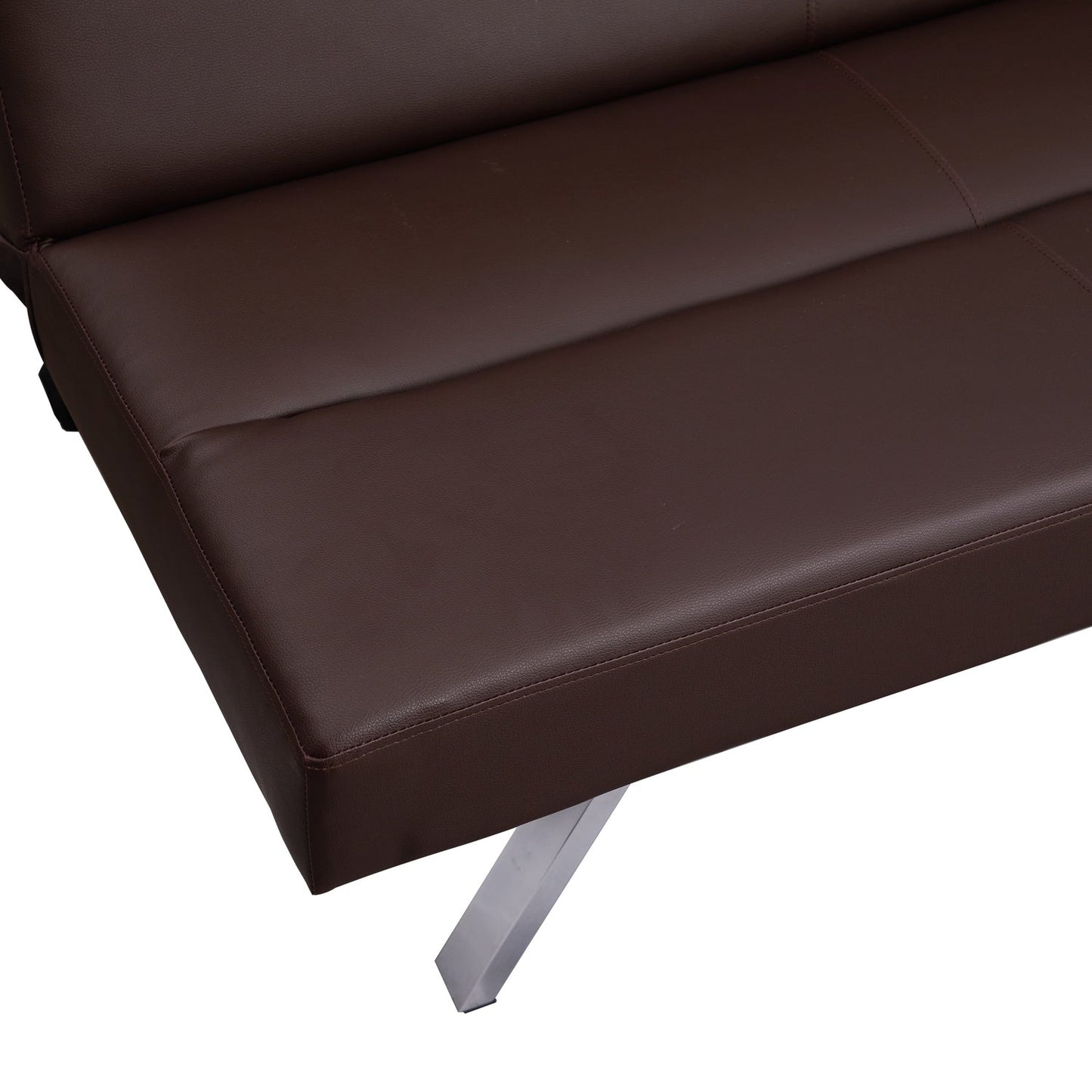 Canapé-lit futon moderne, canapé-lit futon convertible, canapé-lit en lin à dossier divisé pour salon
