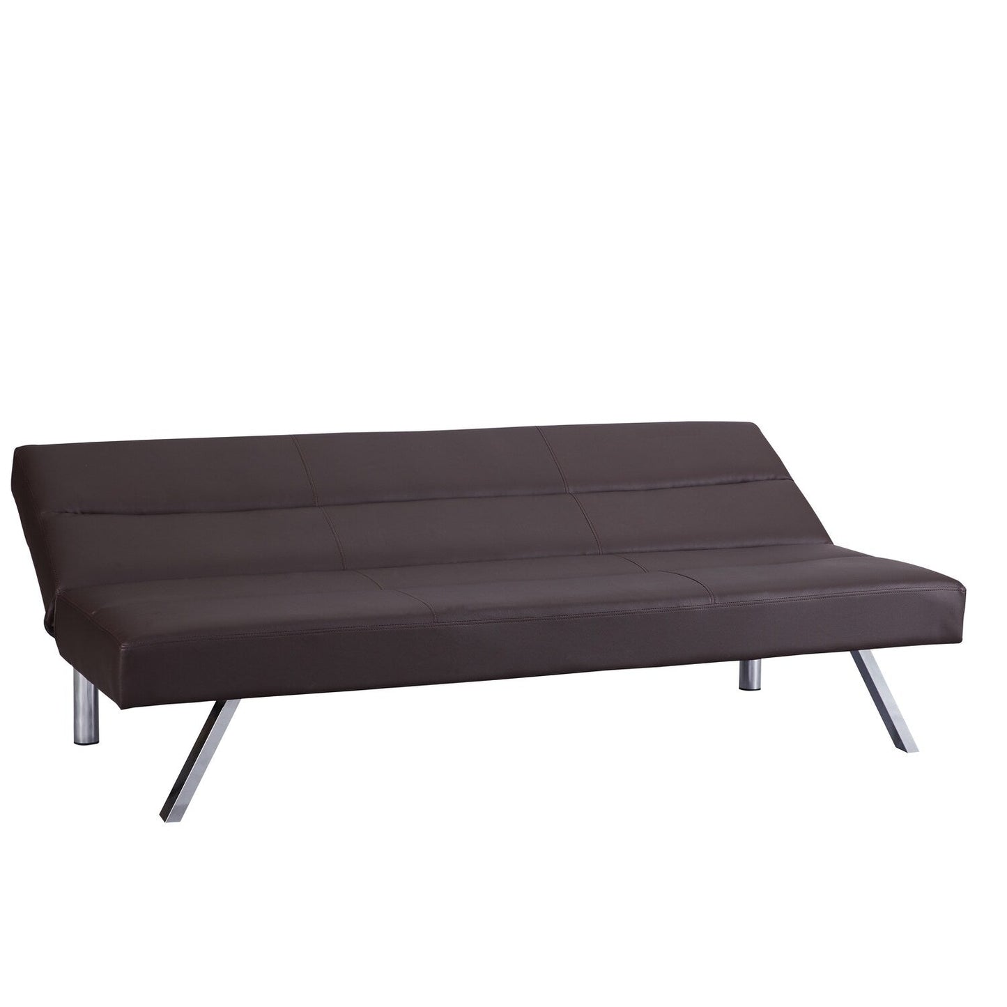 Canapé-lit futon moderne, canapé-lit futon convertible, canapé-lit en lin à dossier divisé pour salon
