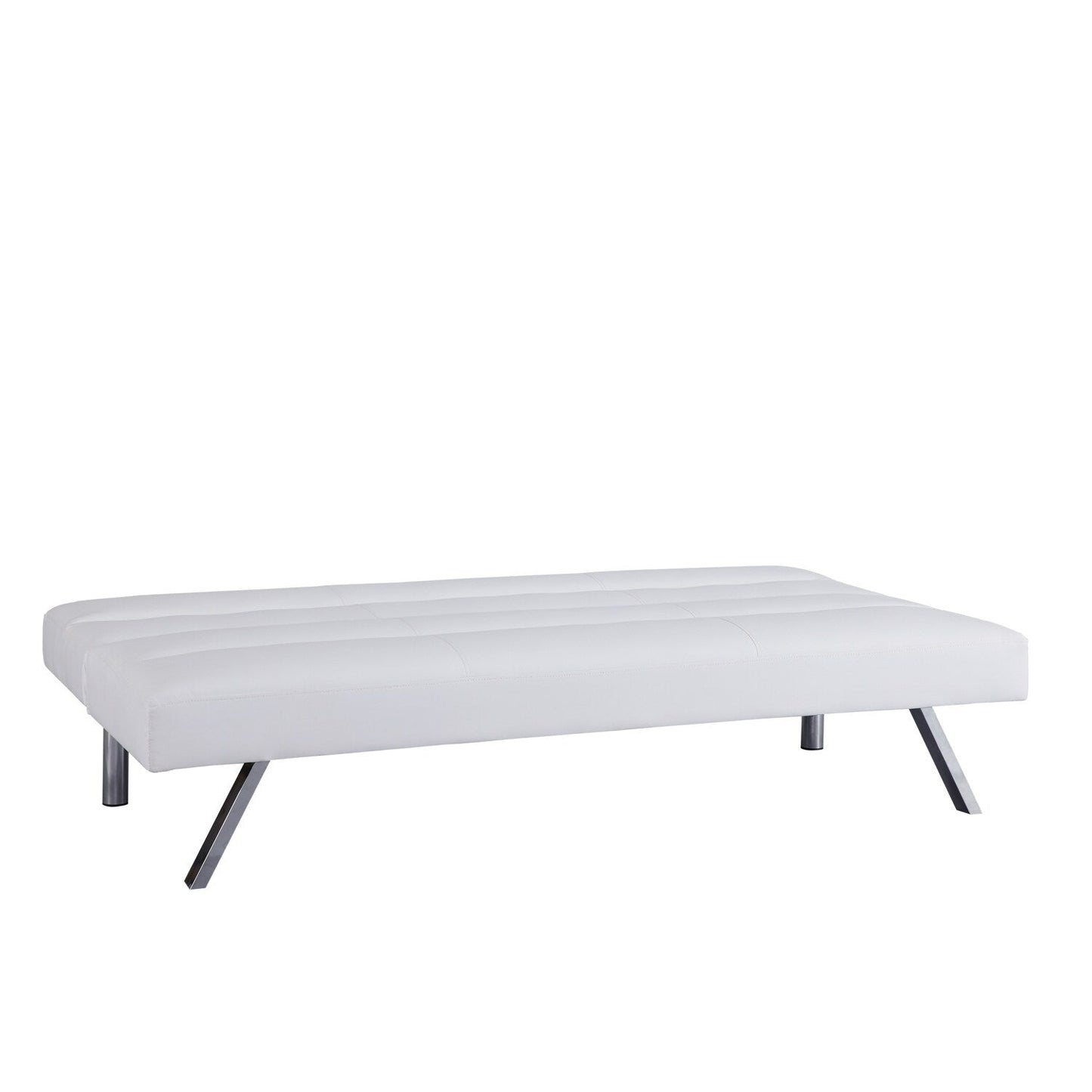 Canapé-lit futon moderne, canapé-lit futon convertible, canapé-lit en lin à dossier divisé pour salon