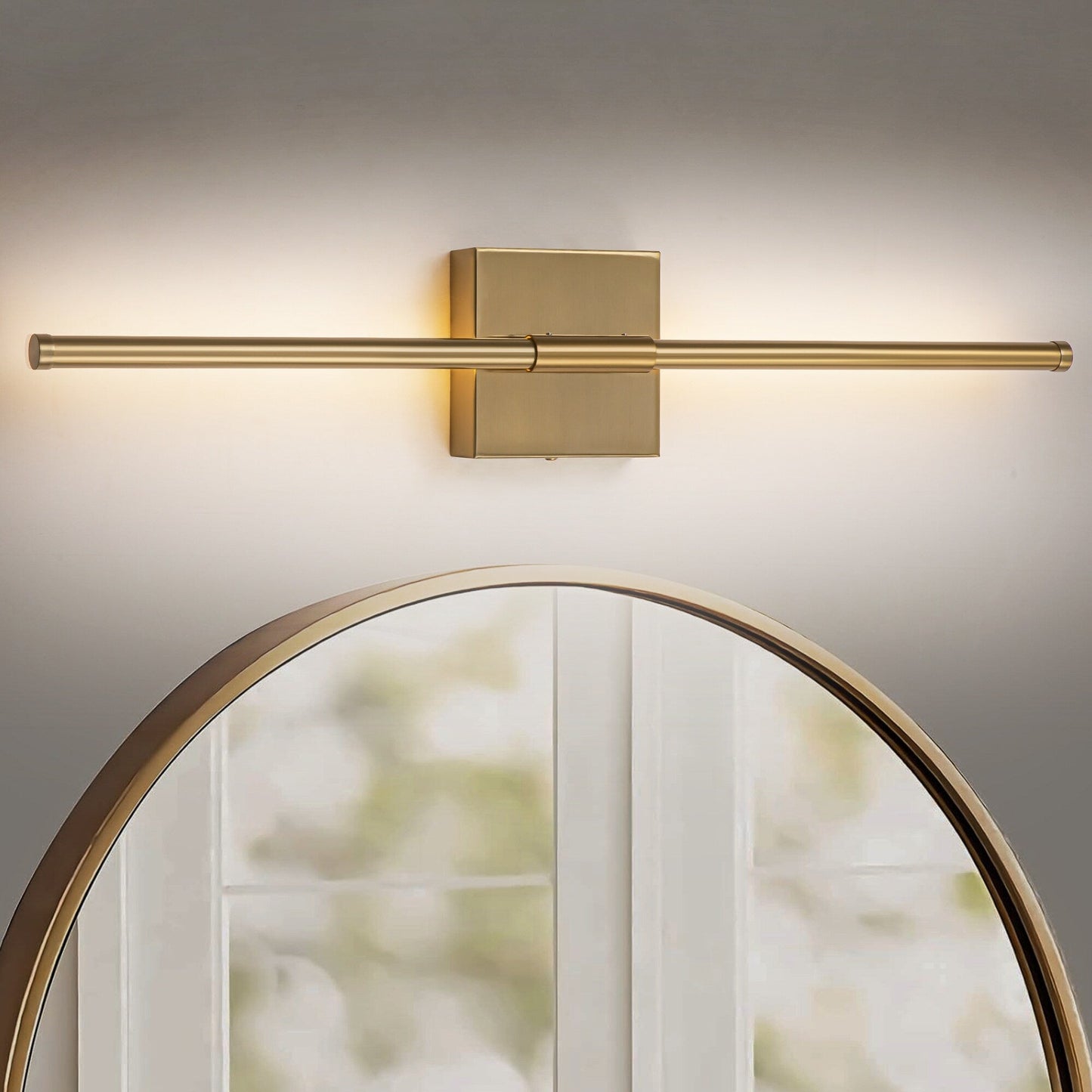 1-Light 23.6 in. Modern Linear Dimmable Integrated LED Bathroom Vanity Light Wall Sconce