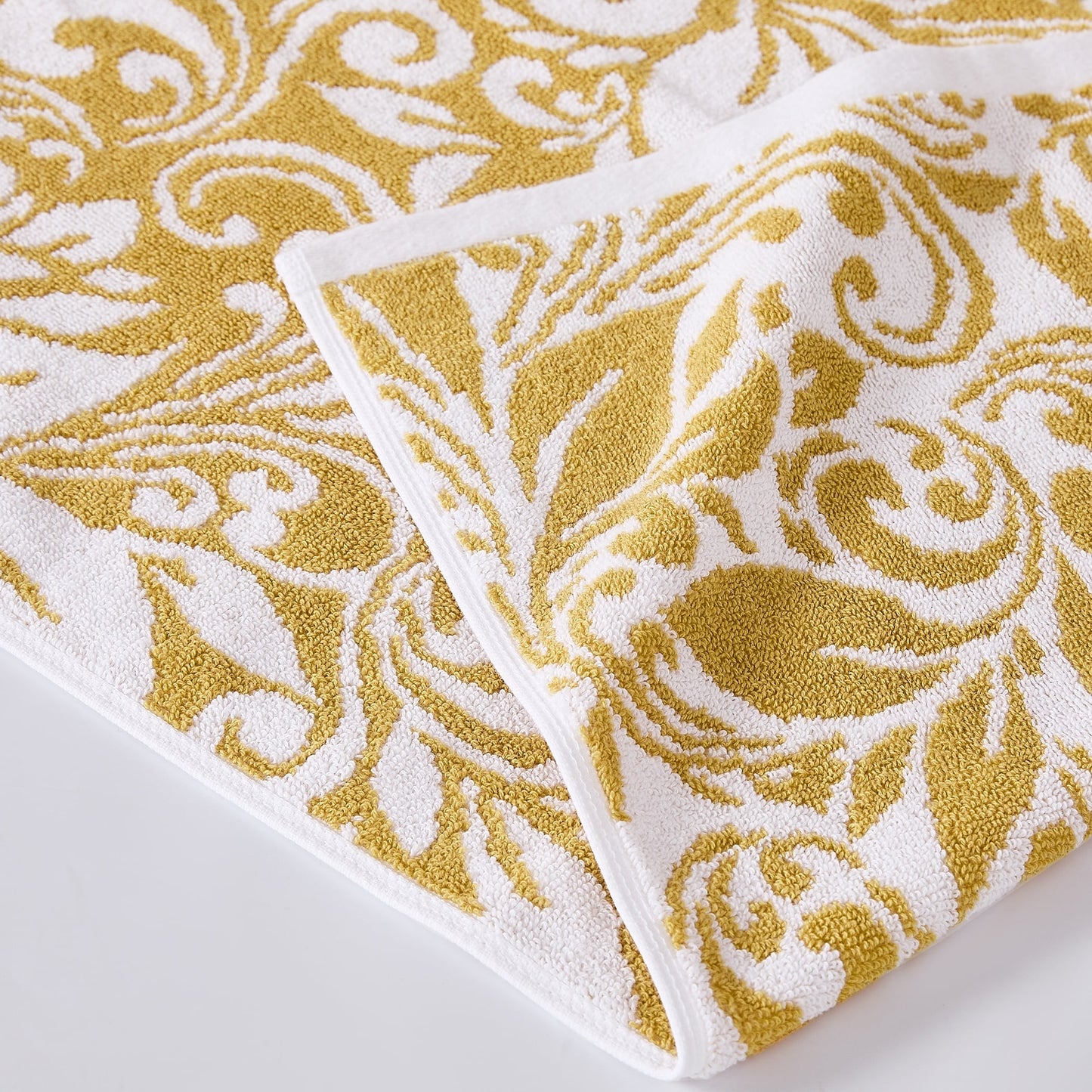 Modern Threads Trefoil Filigree 6 Piece Yarn Dyed Jacquard Towel Set