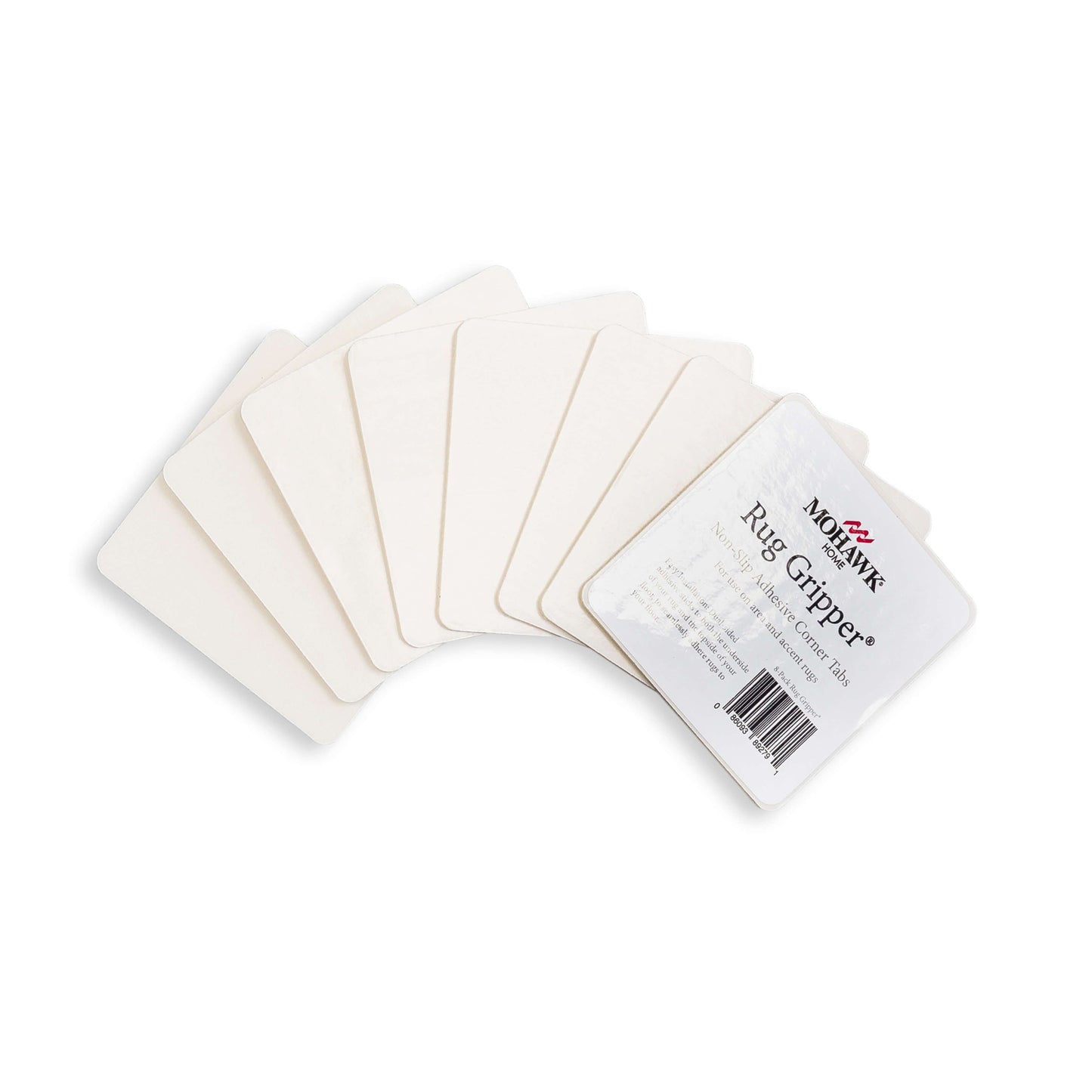 Mohawk Home Gripper Tab Pack for Area Rugs - White