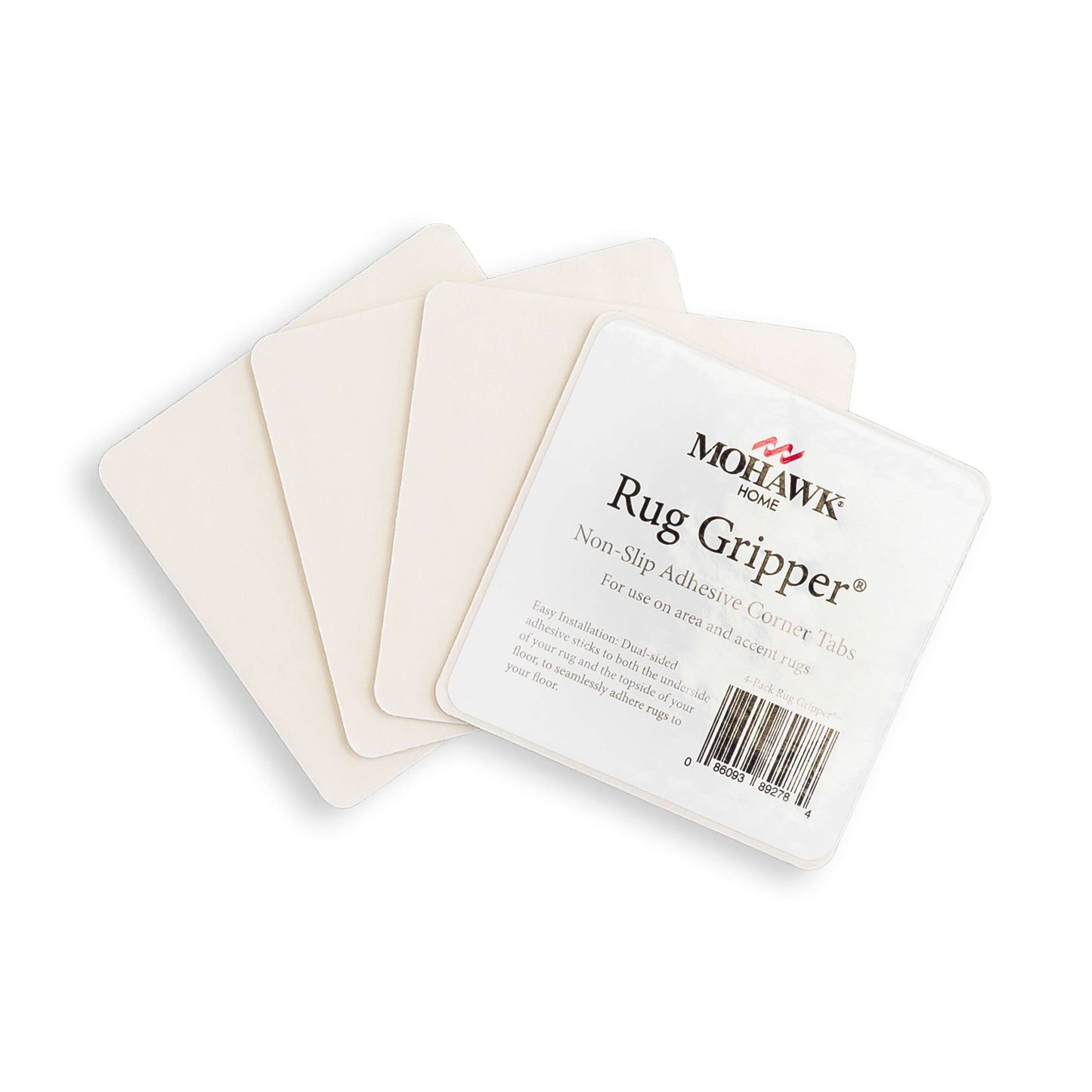 Mohawk Home Gripper Tab Pack for Area Rugs - White