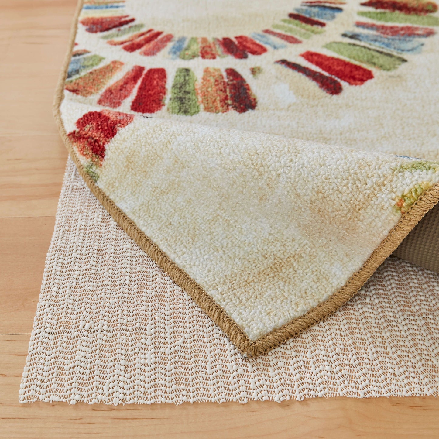 Mohawk Home Rug Pad Gripper Non Slip Grip Anti Skid Under Rug Liner - Beige