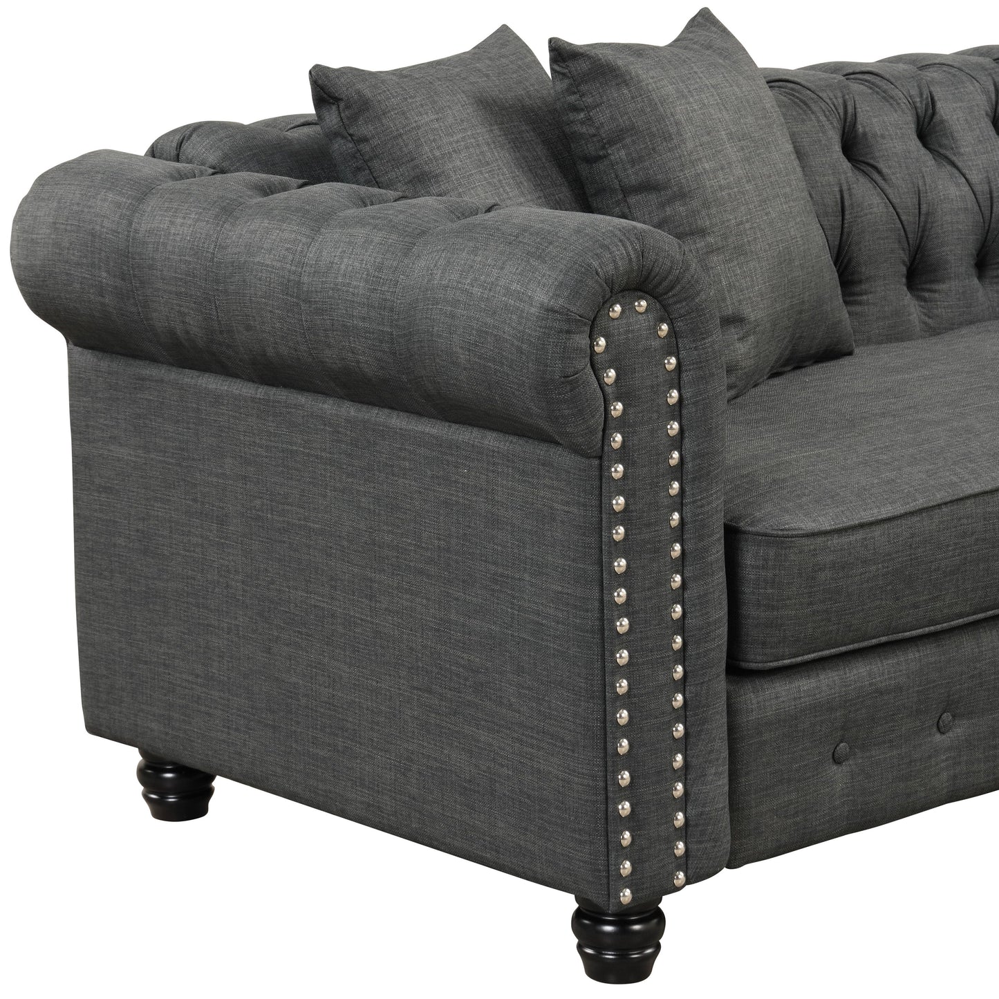 Canapé Chesterfield Morden Fort Meubles de salon Canapés Lin
