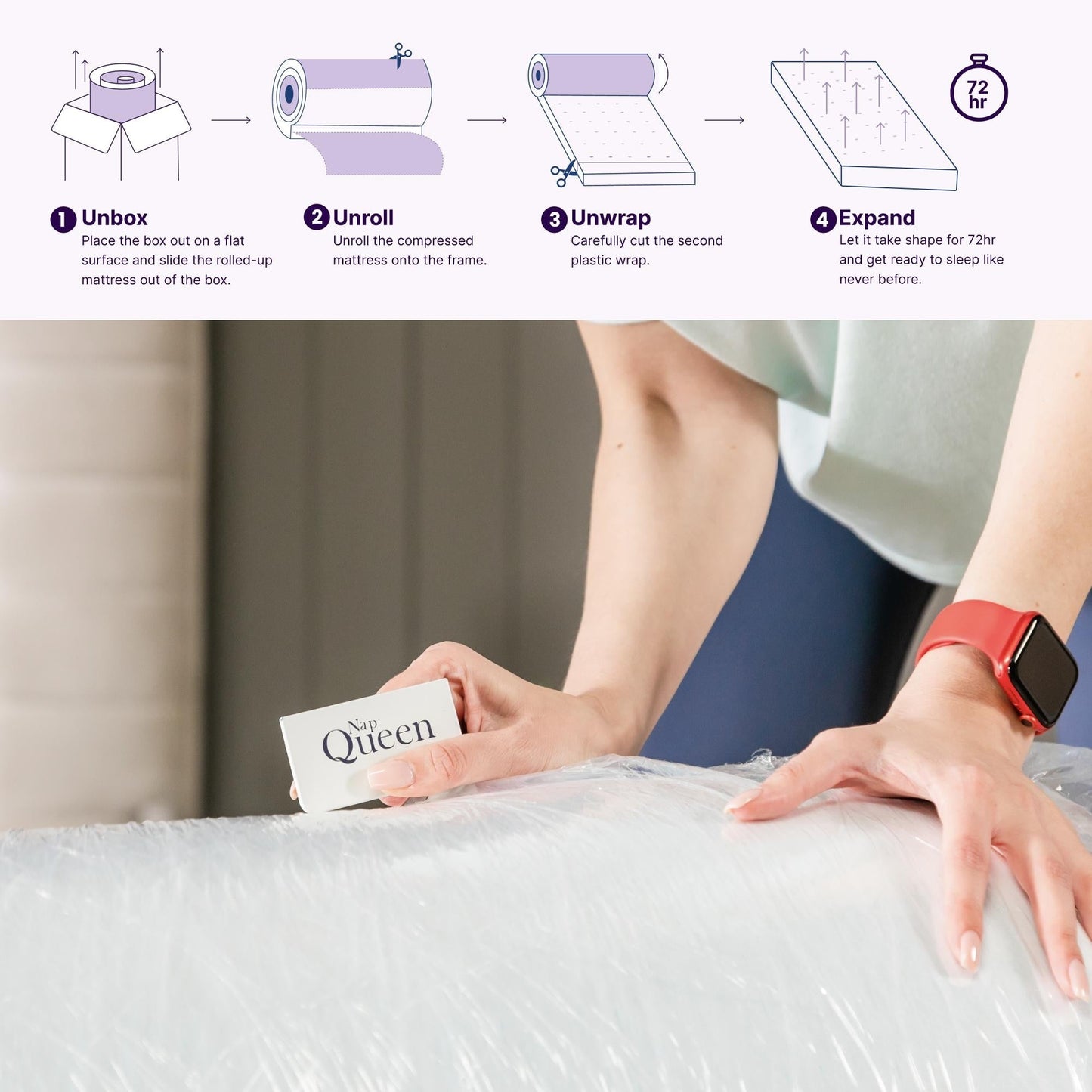 NapQueen Elizabeth 10 Cooling Gel Memory Foam Mattress