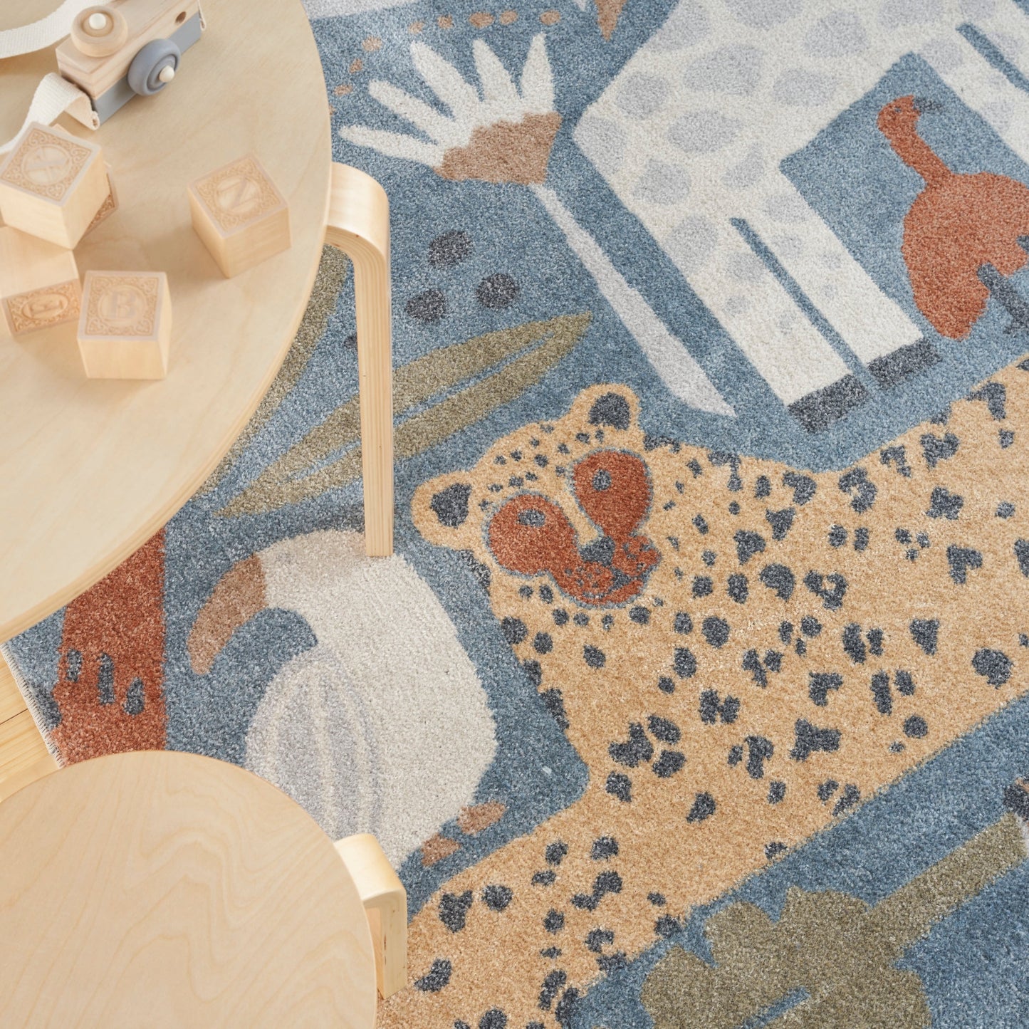 Nourison Astra Machine Washable Animal Print Area Rug