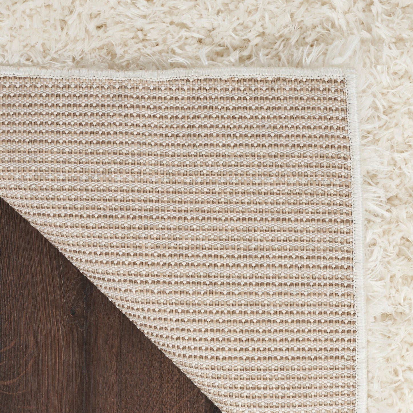 Nourison Lush Shag Contemporary Solid Shag Area Rug