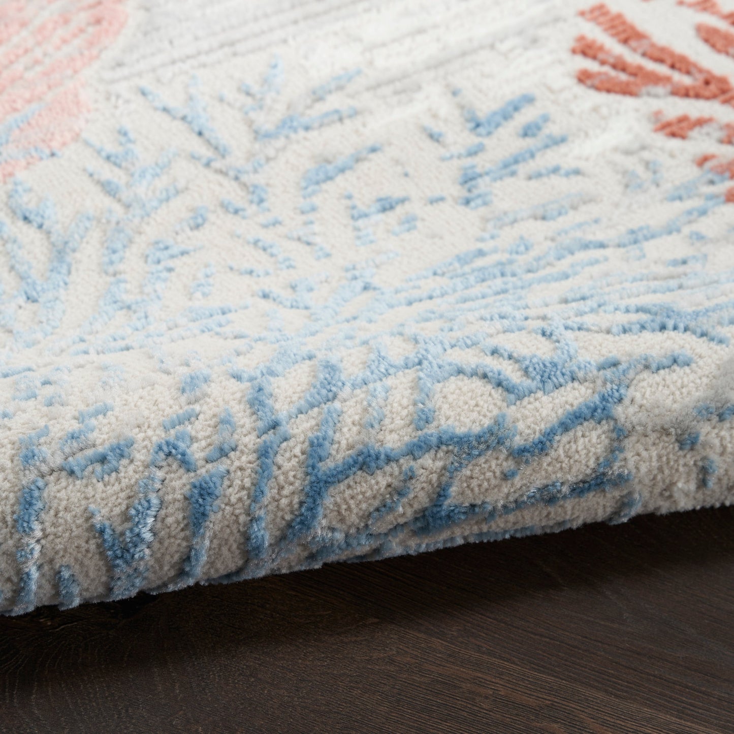 Nourison Pompeii Coastal Beach Shells and Coral Area Rug