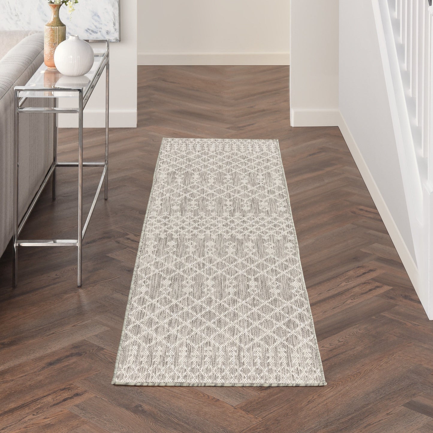 Nourison Selerno Indoor/Outdoor Moroccan Area Rug.