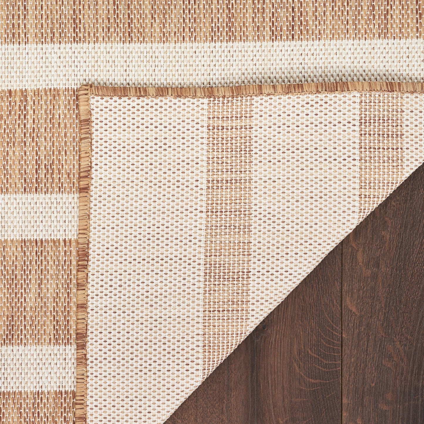 Nourison Selerno Indoor/Outdoor Striped Area Rug.