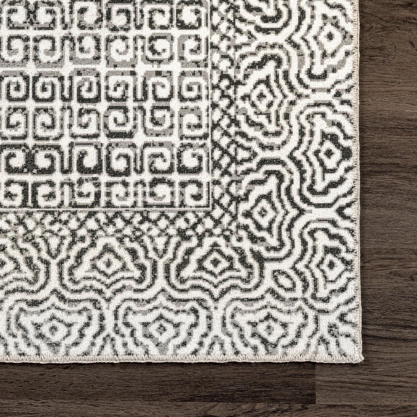 Nuloom Hart SpinClean Abstract Tribal Machine Washable Area Rug