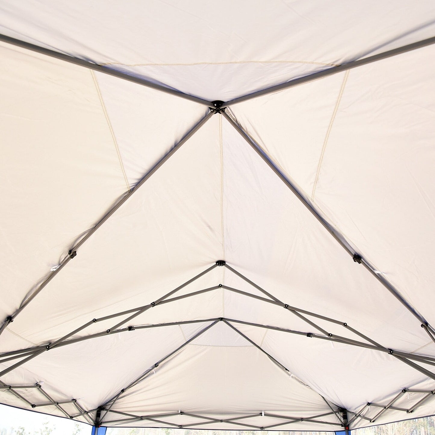 Outsunny Heavy Duty Pop Up Canopy with Sturdy Frame, UV Fighting Roof, Carry Bag for Patio, Backyard, Beach, Garden