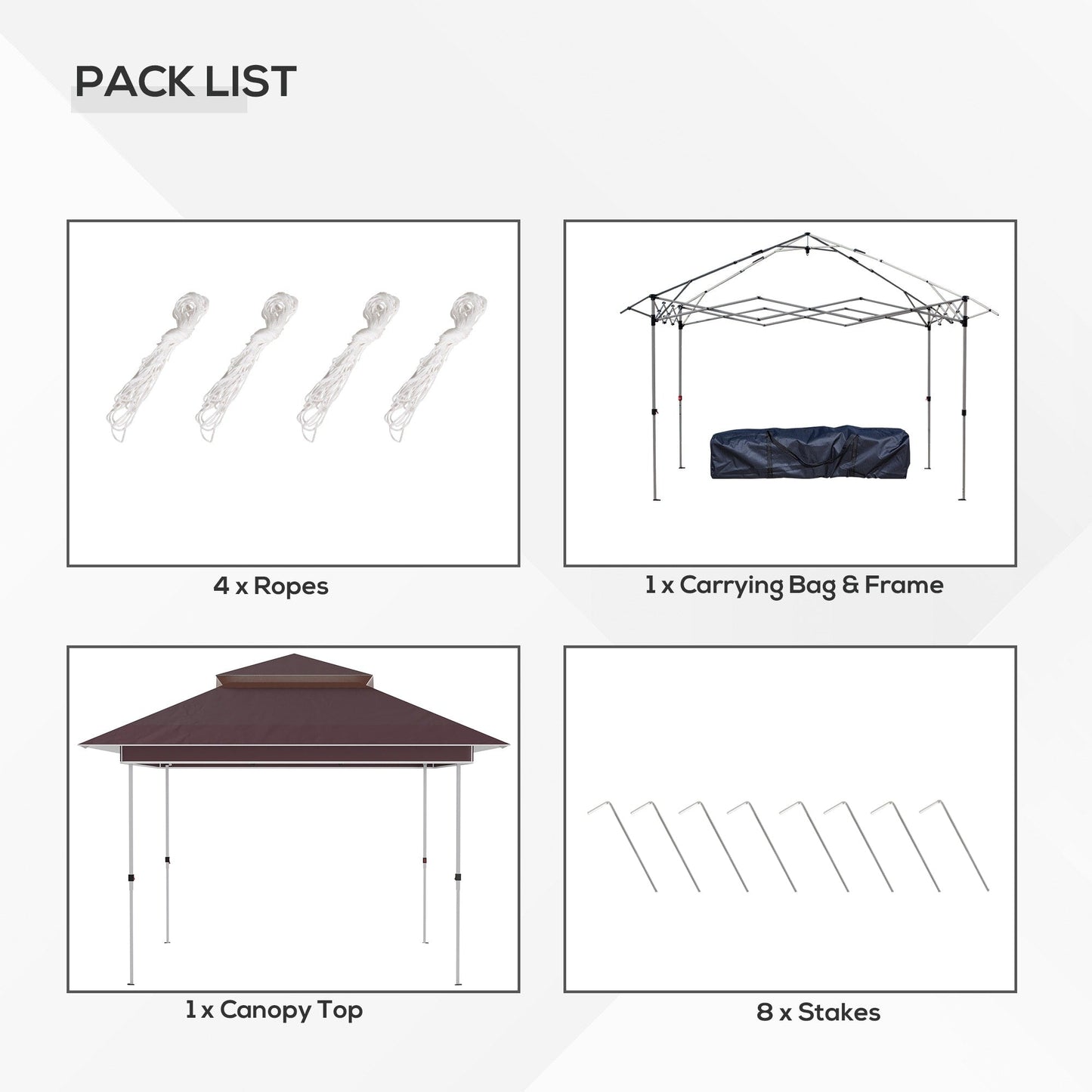 Outsunny 12' x 12' Pop Up Canopy Sun Shade Instant Tent Folding with Mesh Sidewall Netting, 3-Level Adjustable Height