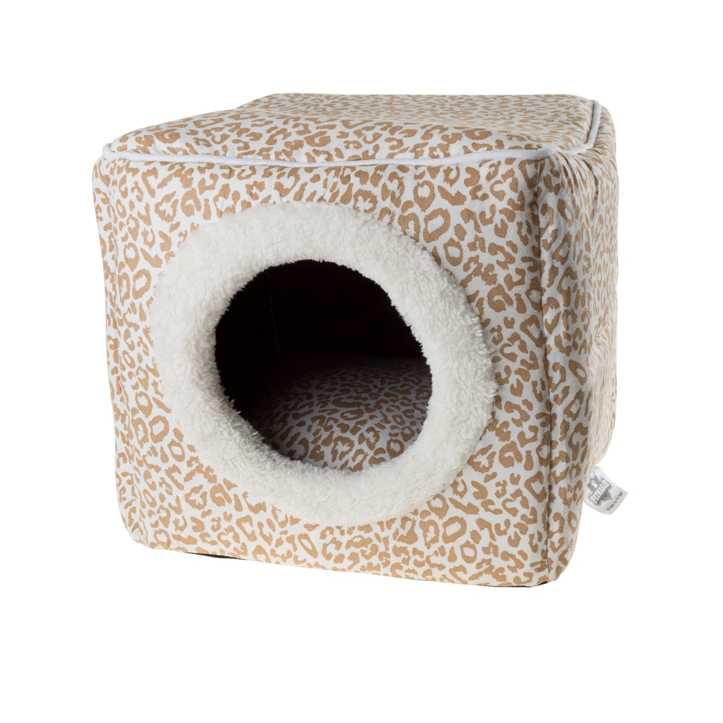 PETMAKER Cozy Cat Cave Enclosed Cube Indoor Pet Bed