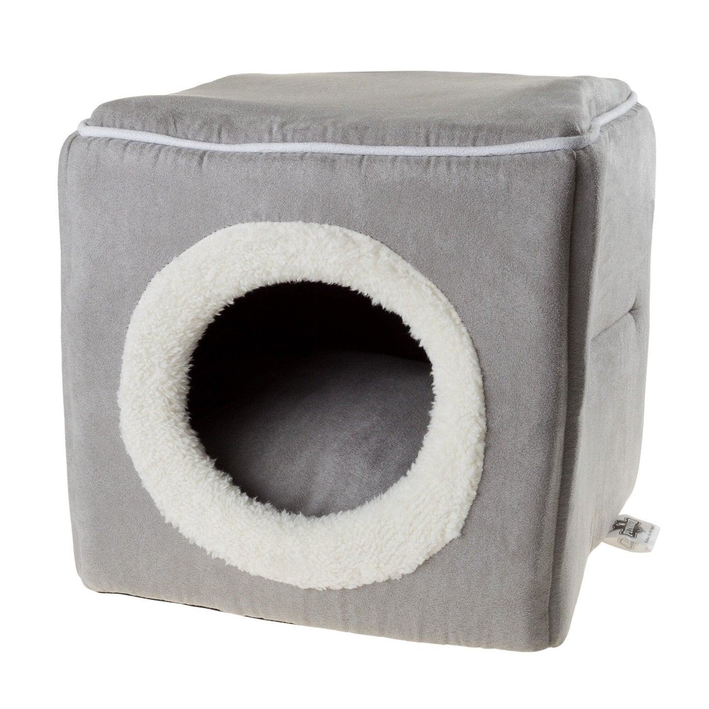PETMAKER Cozy Cat Cave Enclosed Cube Indoor Pet Bed