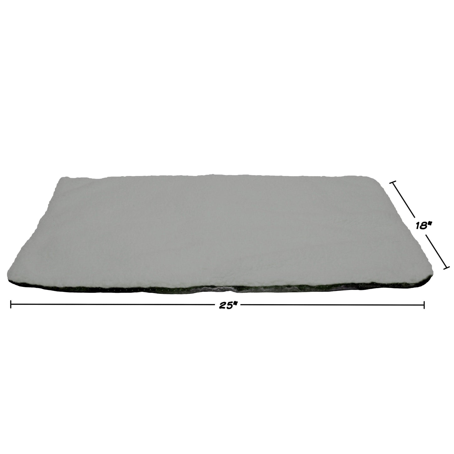 PETMAKER Self-Heating Pet Bed Crate Mat with Washable Sherpa Cover
