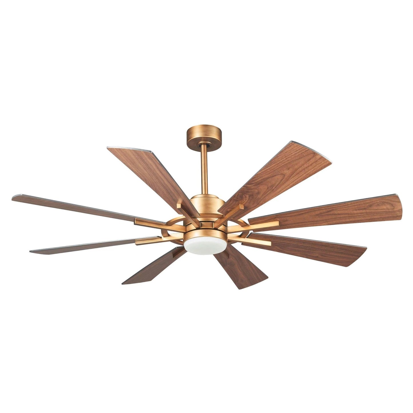 Parrot Uncle 60 Farmhouse Integrated LED Windmill Ceiling Fan with Light and Remote