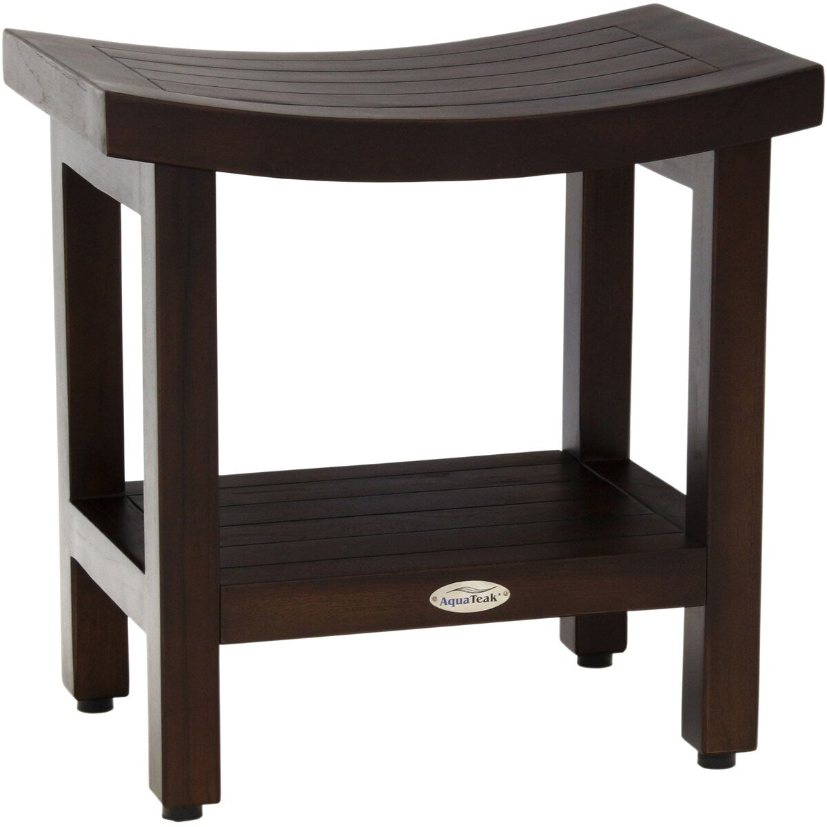 Patented Sumba Teak Shower Bench with Shelf