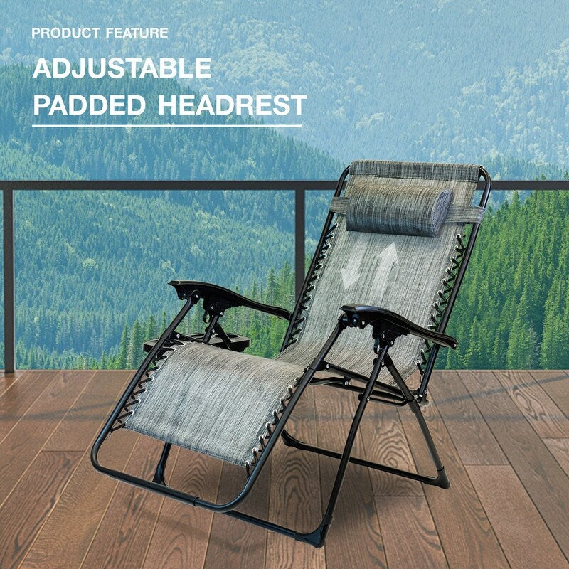 Sun-Ray 1pc Oversized Zero Gravity Chair