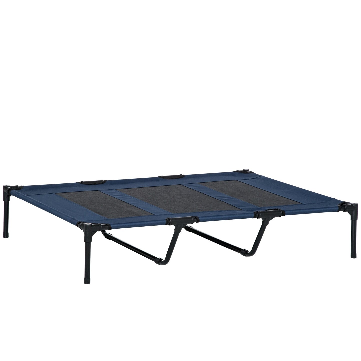 Pawhut Elevated Cooling Mesh Dog Bed Cot - 48 x 36.25 x 9
