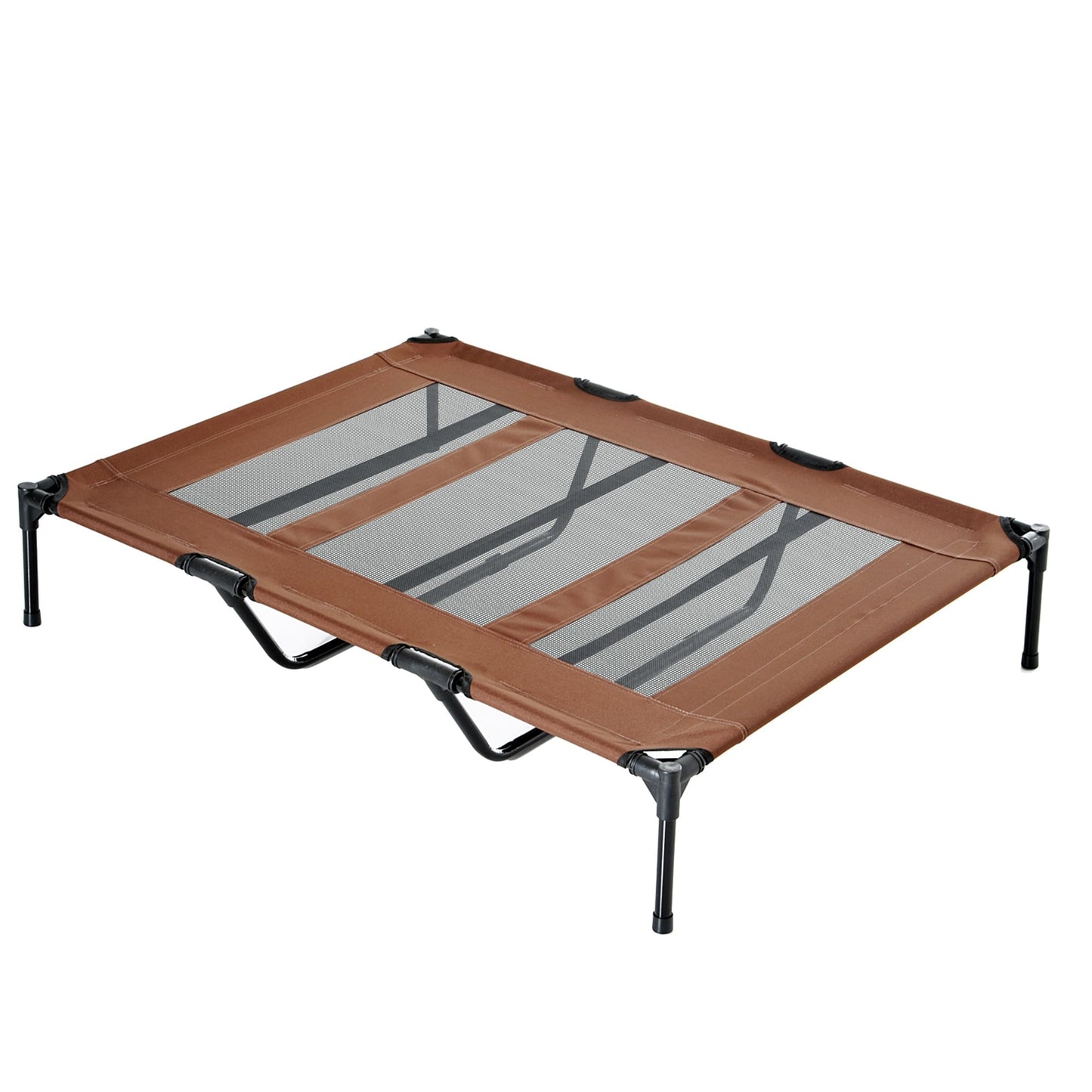 Pawhut Elevated Cooling Mesh Dog Bed Cot - 48 x 36.25 x 9