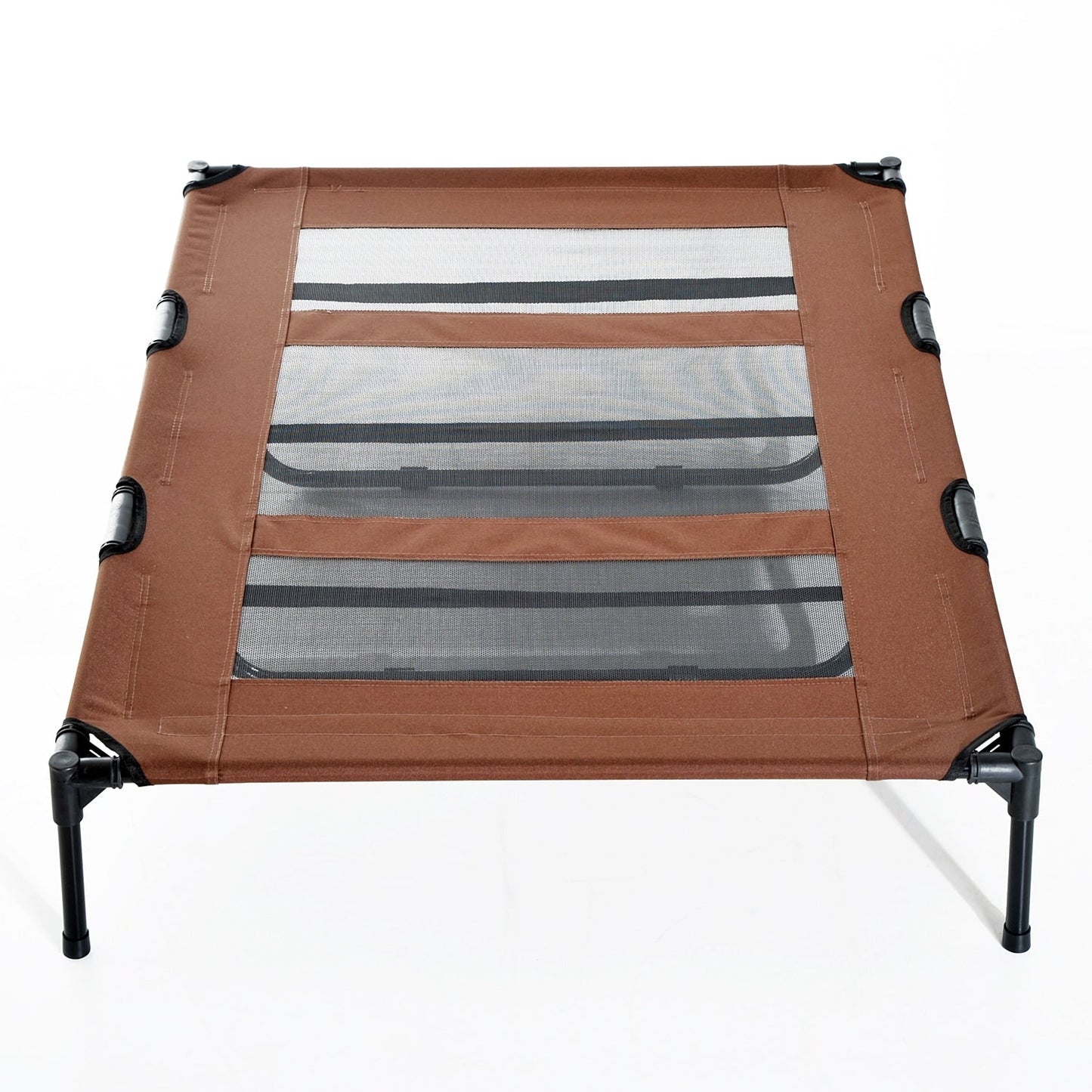 Pawhut Elevated Cooling Mesh Dog Bed Cot - 48 x 36.25 x 9