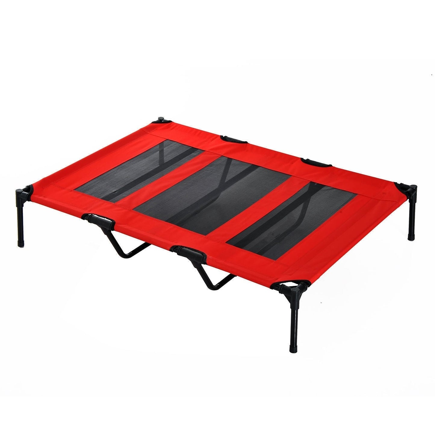 Pawhut Elevated Cooling Mesh Dog Bed Cot - 48 x 36.25 x 9