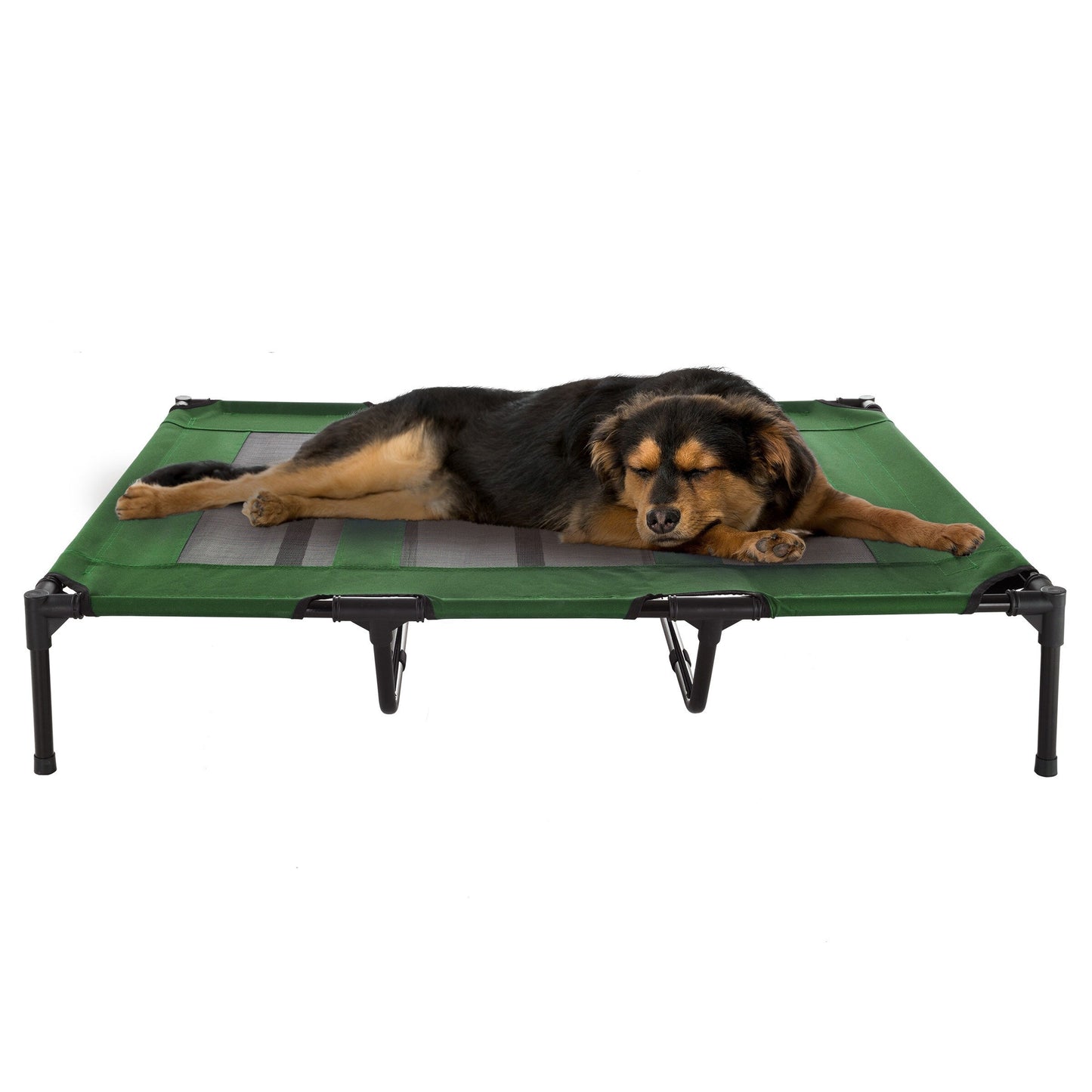 Petmaker Steel Frame Elevated Dog Bed with Non-Slip Feet - Indoor/Outdoor Puppy Cot for Pets