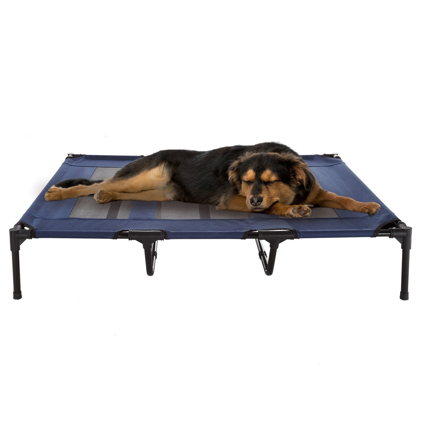 Petmaker Steel Frame Elevated Dog Bed with Non-Slip Feet - Indoor/Outdoor Puppy Cot for Pets