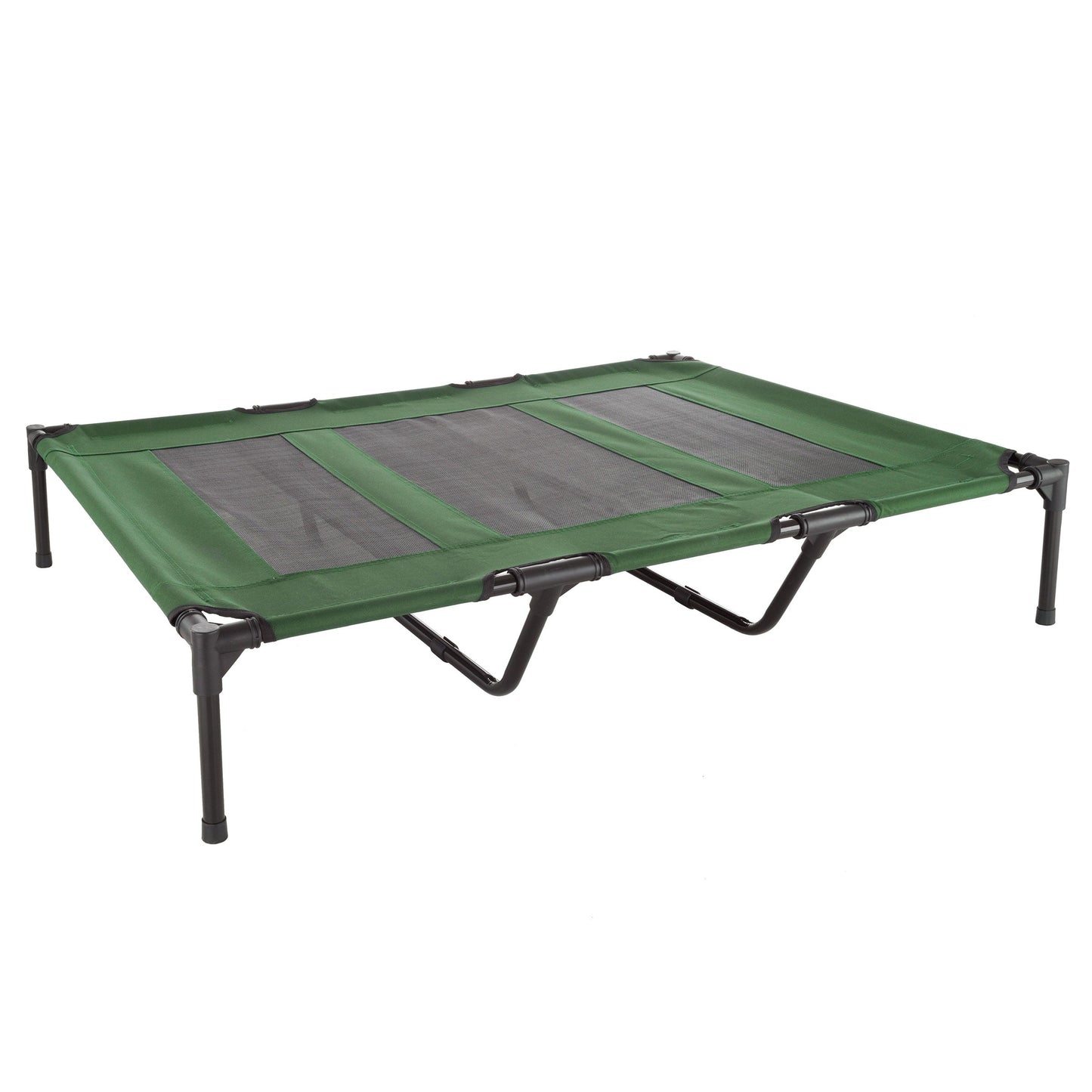 Petmaker Steel Frame Elevated Dog Bed with Non-Slip Feet - Indoor/Outdoor Puppy Cot for Pets